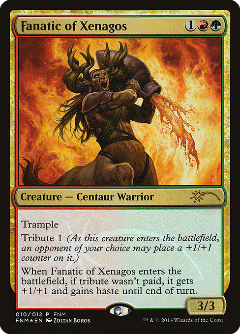 Fanatic of Xenagos - Friday Night Magic 2014 - Promo Foil