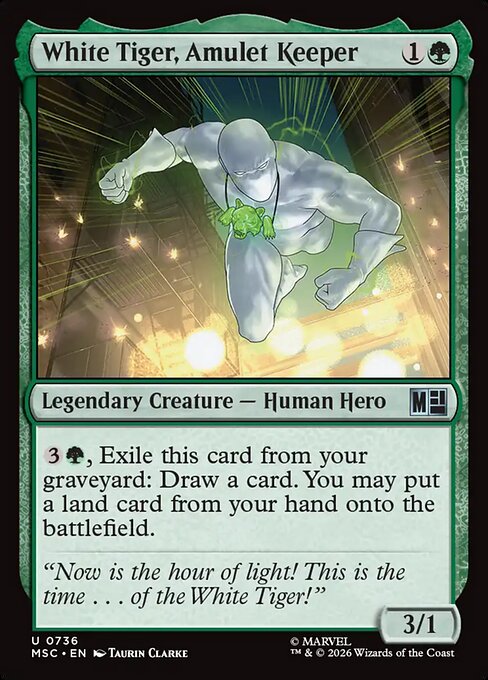 White Tiger, Amulet Keeper - Marvel Super Heroes Commander