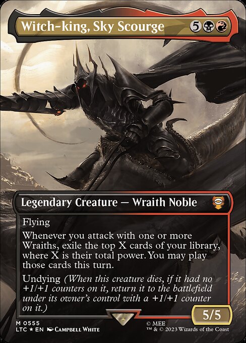Witch-king, Sky Scourge - Tales of Middle-earth Commander - Surge Foil, Borderless