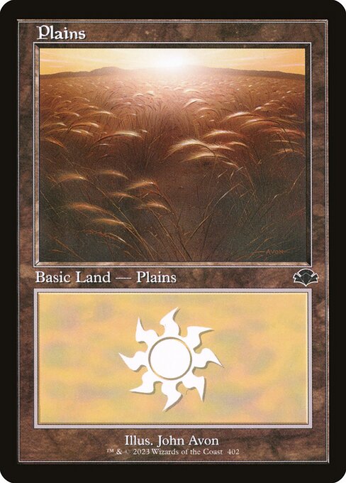 Plains - Dominaria Remastered - Retro