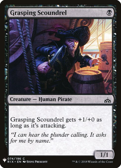 Grasping Scoundrel - The List