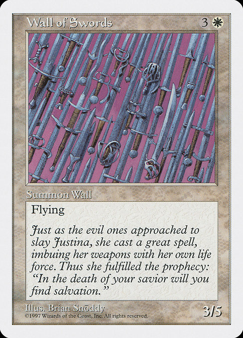 Wall of Swords - Fifth Edition