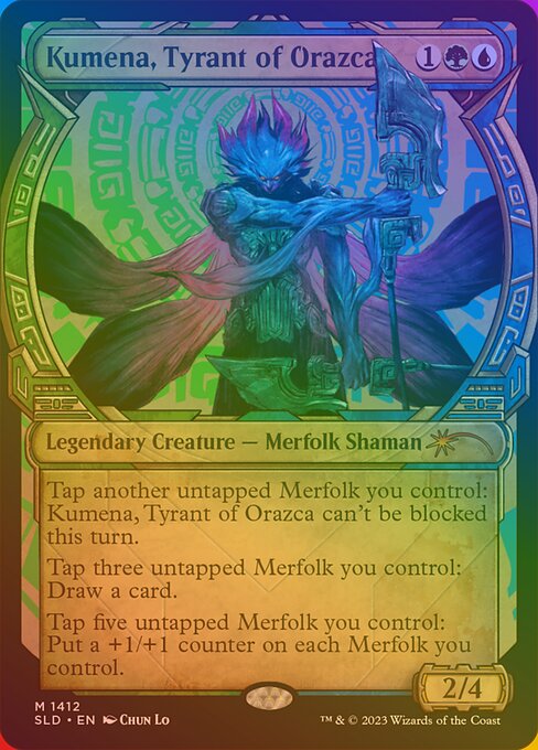 Kumena, Tyrant of Orazca - Secret Lair Drop - Promo Foil