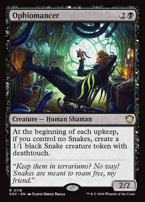 Ophiomancer - Secrets of Strixhaven Commander