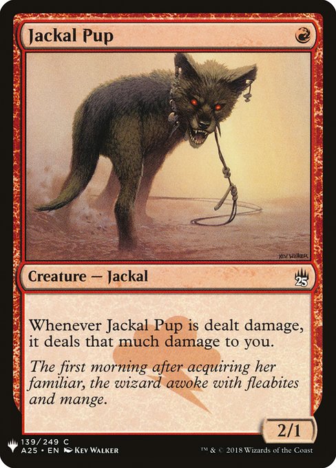 Jackal Pup - The List