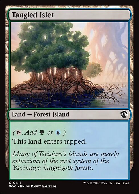 Tangled Islet - Secrets of Strixhaven Commander