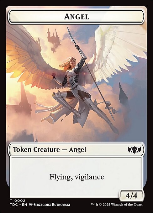 Angel - Tarkir: Dragonstorm Commander Tokens