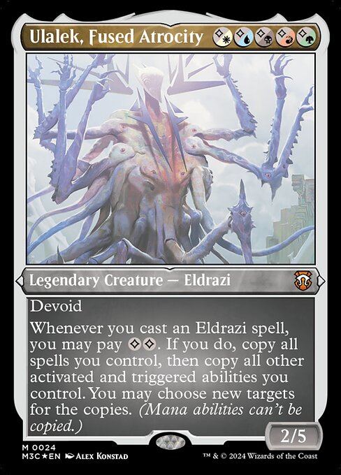 Ulalek, Fused Atrocity - Modern Horizons 3 Commander - Etched Foil
