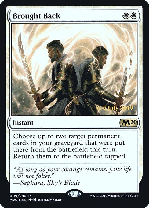 Brought Back - Core Set 2020 Promos