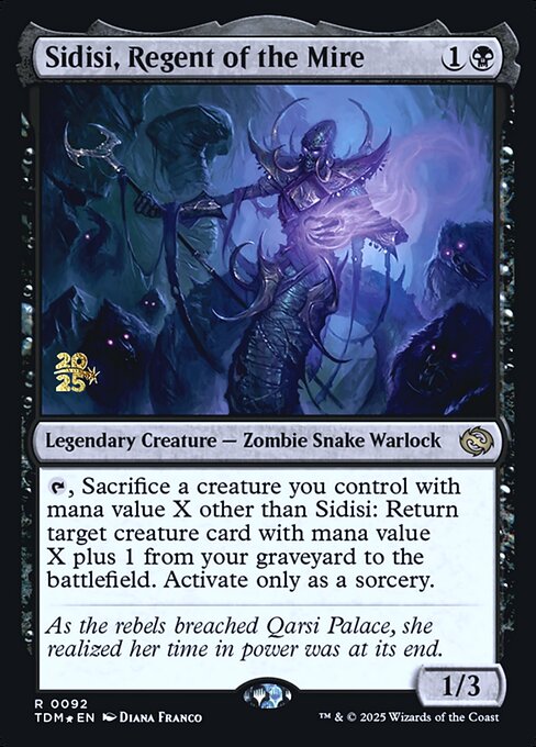 Sidisi, Regent of the Mire - Tarkir: Dragonstorm Promos