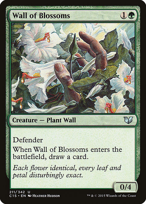Wall of Blossoms - Commander 2015