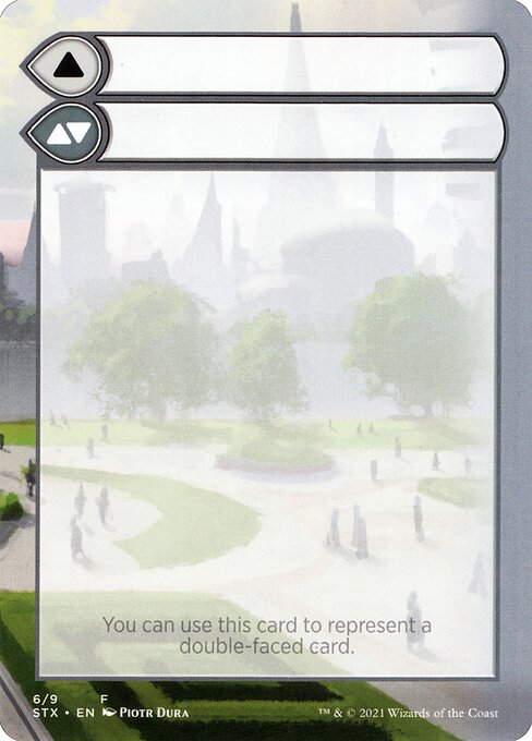 Double-Faced Substitute Card - Strixhaven: School of Mages Substitute Cards - Borderless