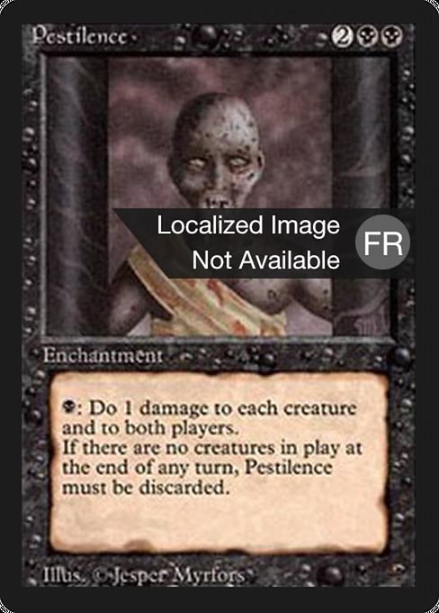 Peste (Pestilence) - Foreign Black Border