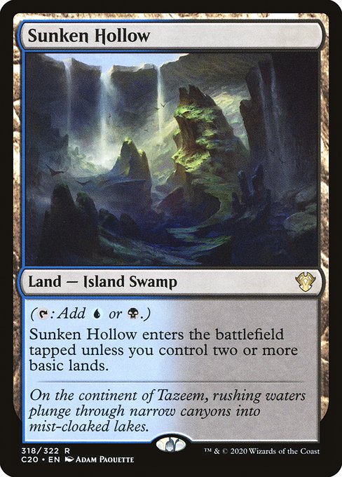 Sunken Hollow - Commander 2020