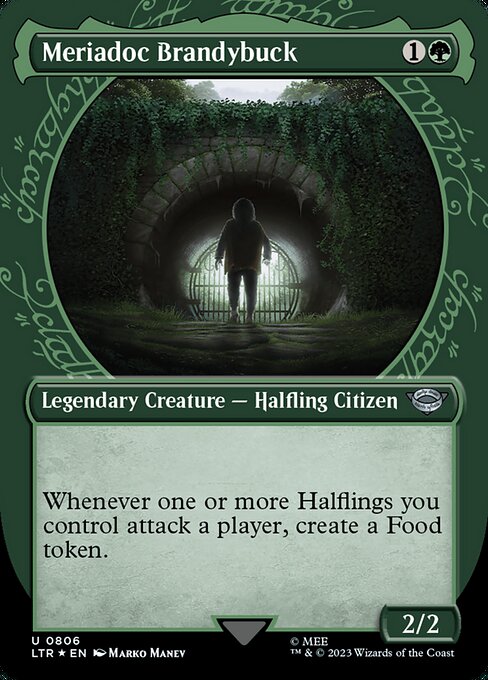 Meriadoc Brandybuck - The Lord of the Rings: Tales of Middle-earth - Surge Foil, Showcase