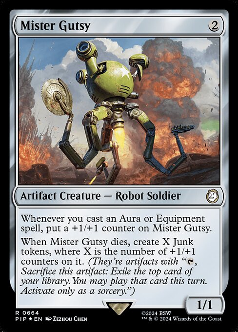 Mister Gutsy - Fallout - Surge Foil