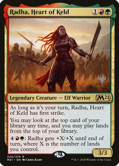 Radha, Heart of Keld - Core Set 2021 Promos