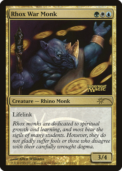 Rhox War Monk - Friday Night Magic 2011
