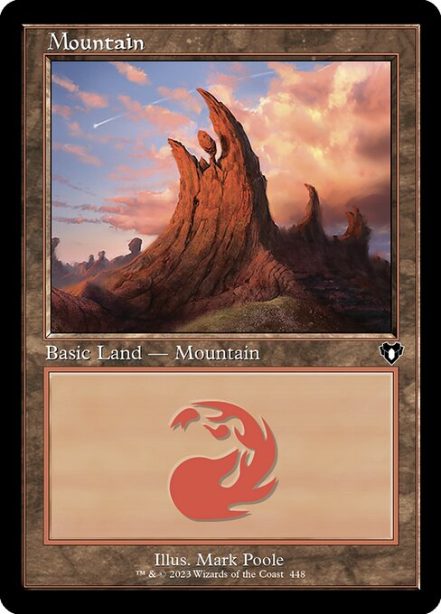 Mountain - Commander Masters - Retro