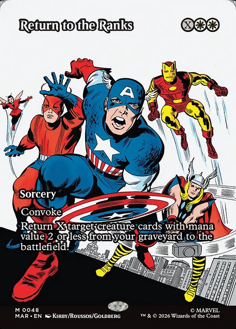 Return to the Ranks - Marvel Universe - Borderless