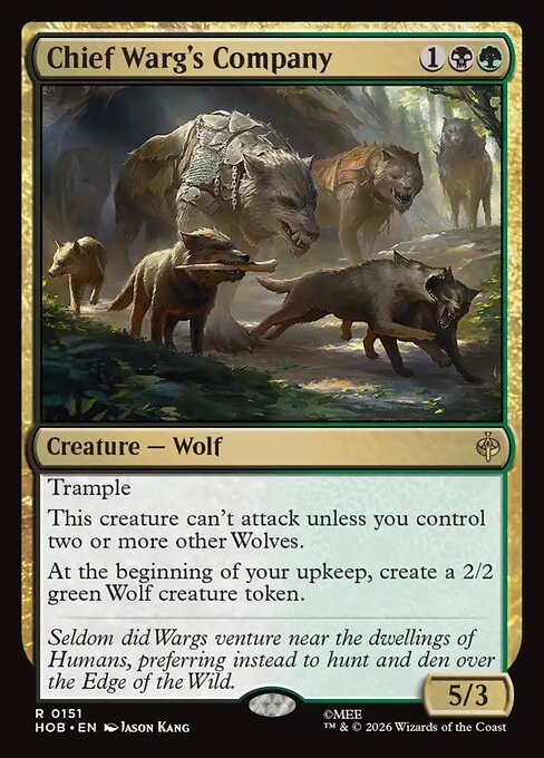 Chief Warg's Company - The Hobbit