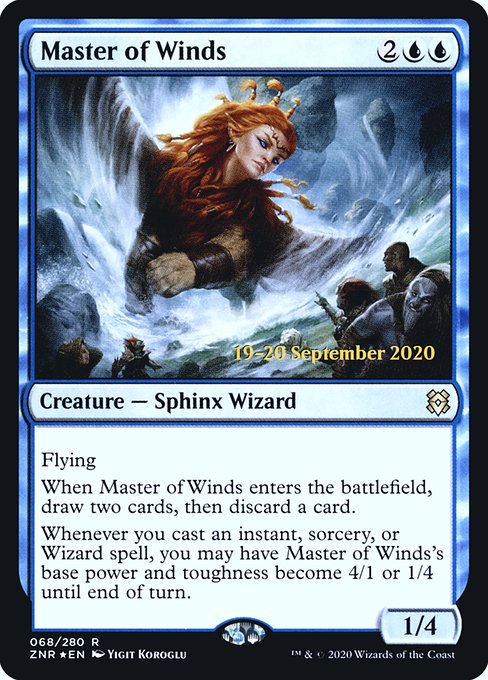 Master of Winds - Zendikar Rising Promos