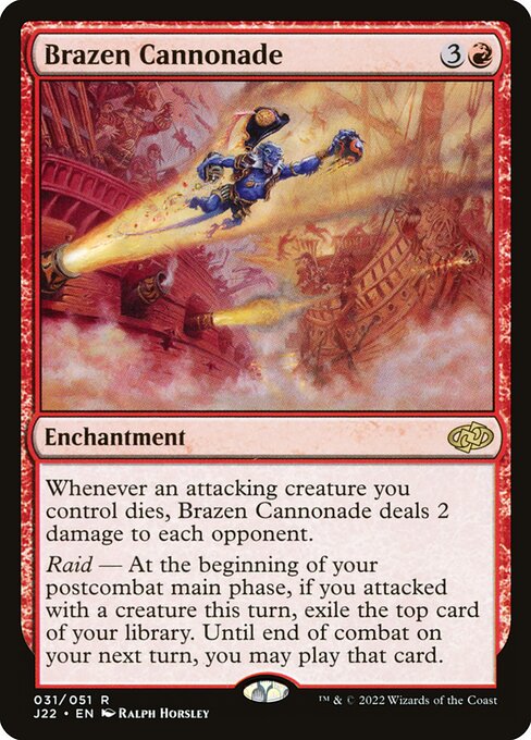 Brazen Cannonade - Jumpstart 2022