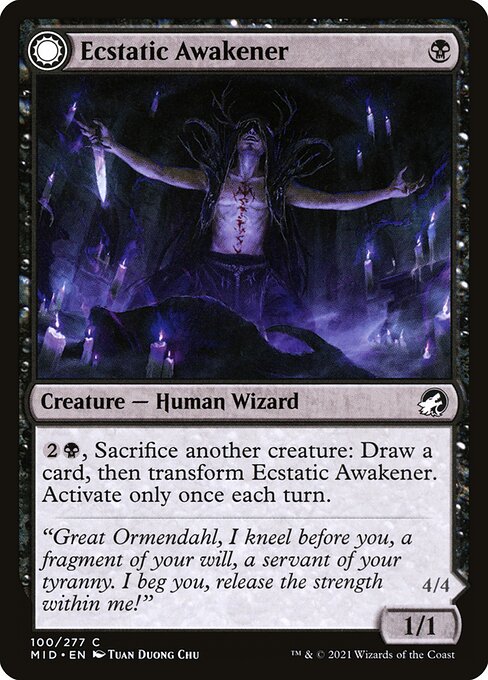 Ecstatic Awakener // Awoken Demon - Innistrad: Midnight Hunt