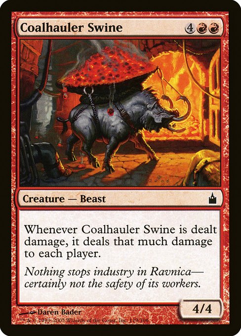 Coalhauler Swine - Ravnica: City of Guilds