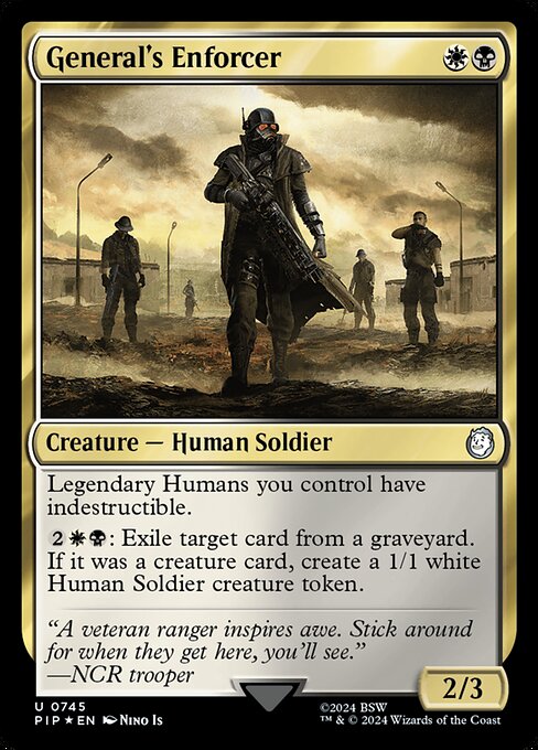 General's Enforcer - Fallout - Surge Foil