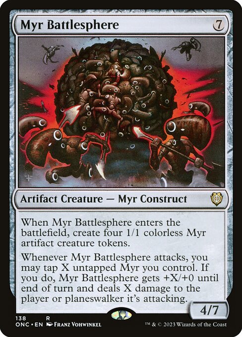 Myr Battlesphere - Phyrexia: All Will Be One Commander