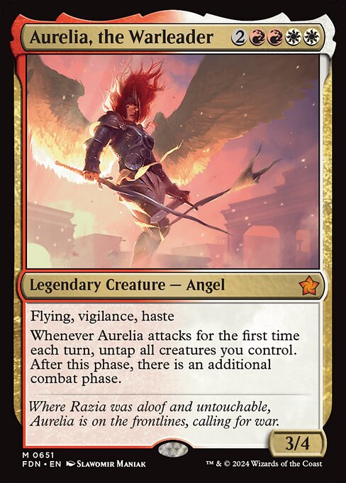 Aurelia, the Warleader - Foundations