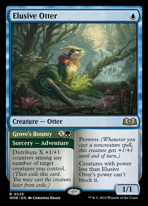 Elusive Otter // Grove's Bounty - Wilds of Eldraine