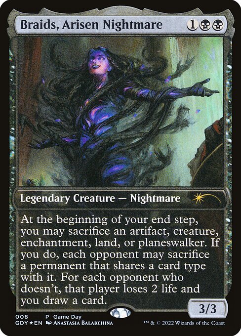 Braids, Arisen Nightmare - Game Day Promos - Promo Foil