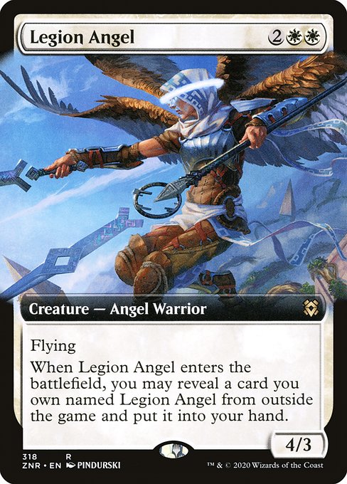Legion Angel - Zendikar Rising - Extended Art