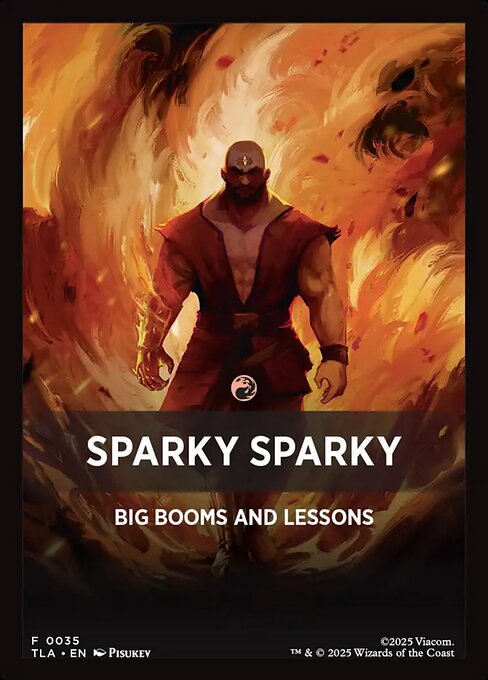 Sparky Sparky - Avatar: The Last Airbender Jumpstart Front Cards