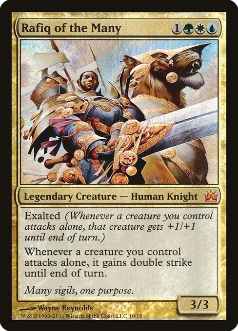 Rafiq of the Many - From the Vault: Legends - Promo Foil