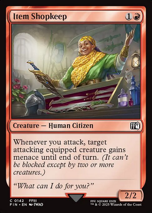 Item Shopkeep - Final Fantasy