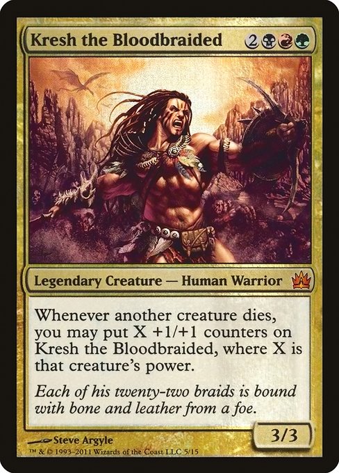 Kresh the Bloodbraided - From the Vault: Legends - Promo Foil