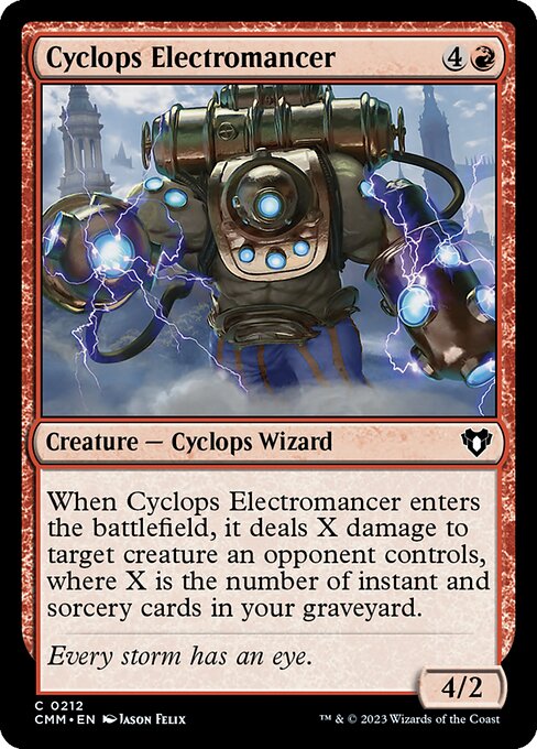 Cyclops Electromancer - Commander Masters