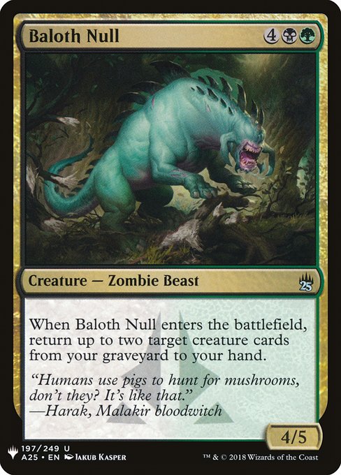 Baloth Null - The List