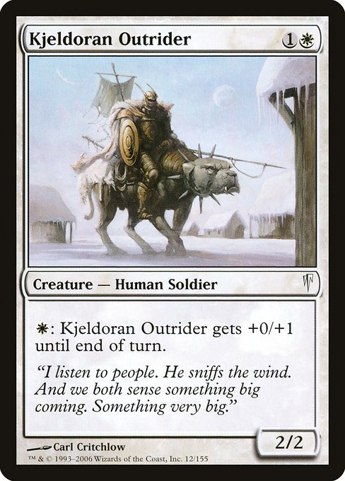 Kjeldoran Outrider - Coldsnap