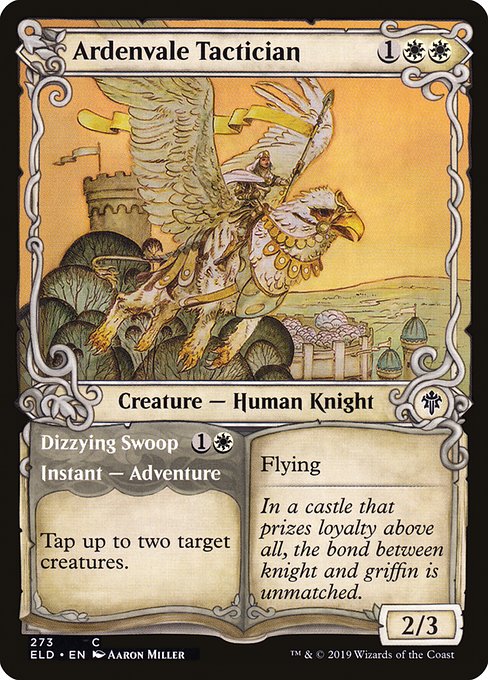 Ardenvale Tactician // Dizzying Swoop - Throne of Eldraine