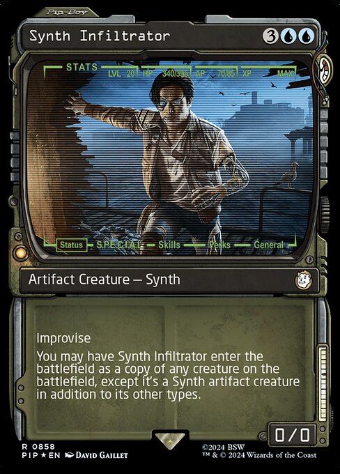 Synth Infiltrator - Fallout - Surge Foil