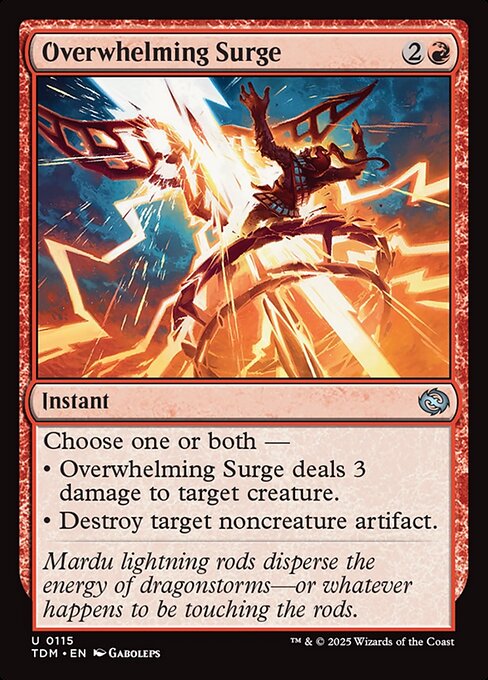 Overwhelming Surge - Tarkir: Dragonstorm