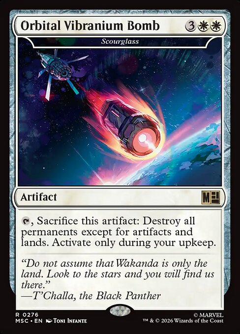 Orbital Vibranium Bomb (Scourglass) - Marvel Super Heroes Commander