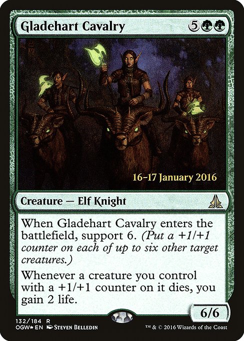 Gladehart Cavalry - Oath of the Gatewatch Promos - Promo Foil