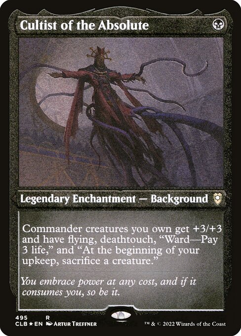 Cultist of the Absolute - Commander Legends: Battle for Baldur's Gate - Etched Foil