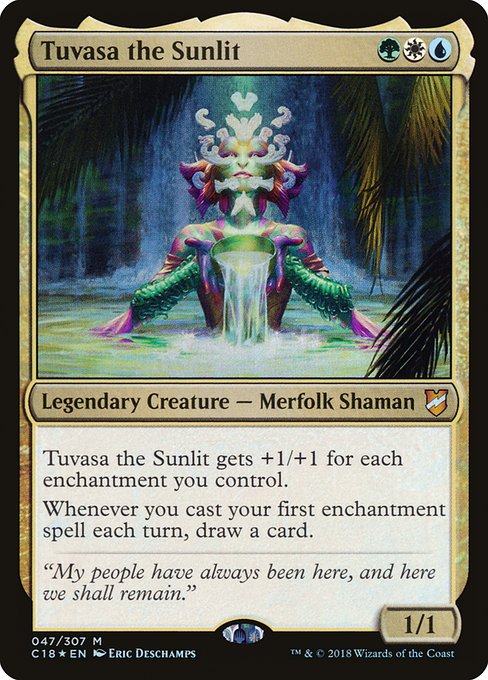 Tuvasa the Sunlit - Commander 2018 - Promo Foil