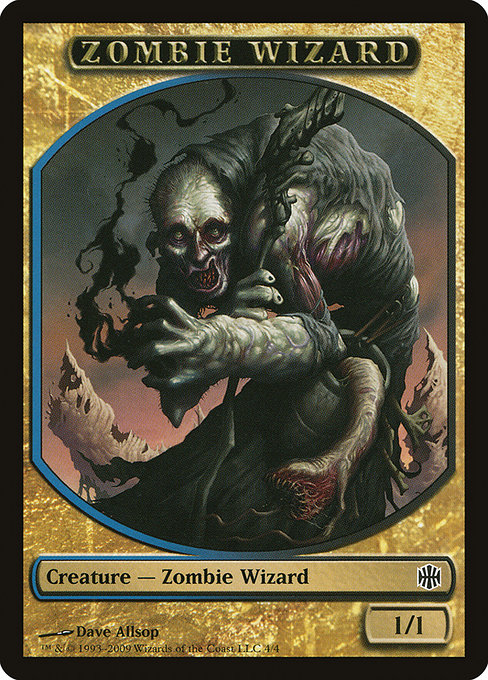 Zombie Wizard - Alara Reborn Tokens